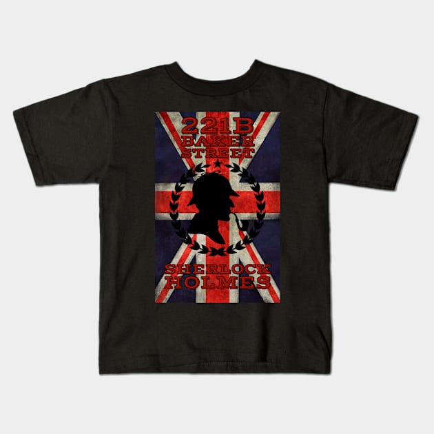 Sherlock Kids T-Shirt by Skull-blades